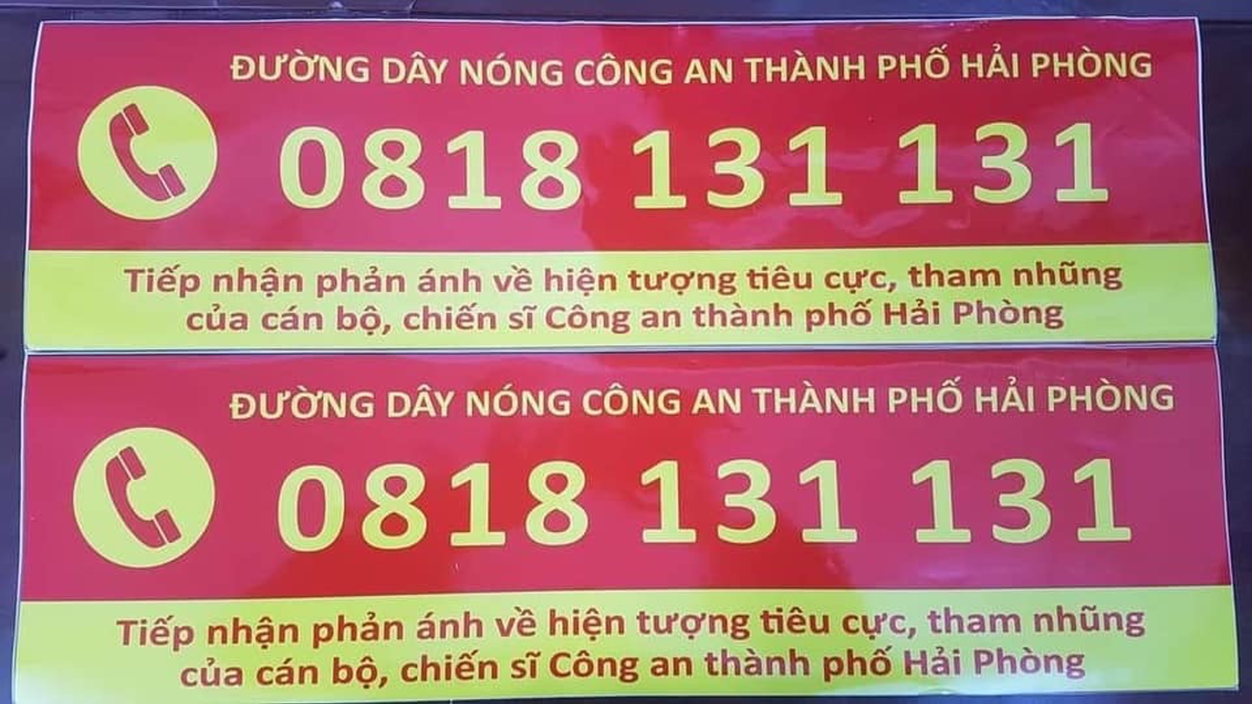 Công khai số điện thoại đường dây nóng Công an thành phố
